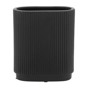 BAIRDMILL BLACK VASE 8 (IN) 4