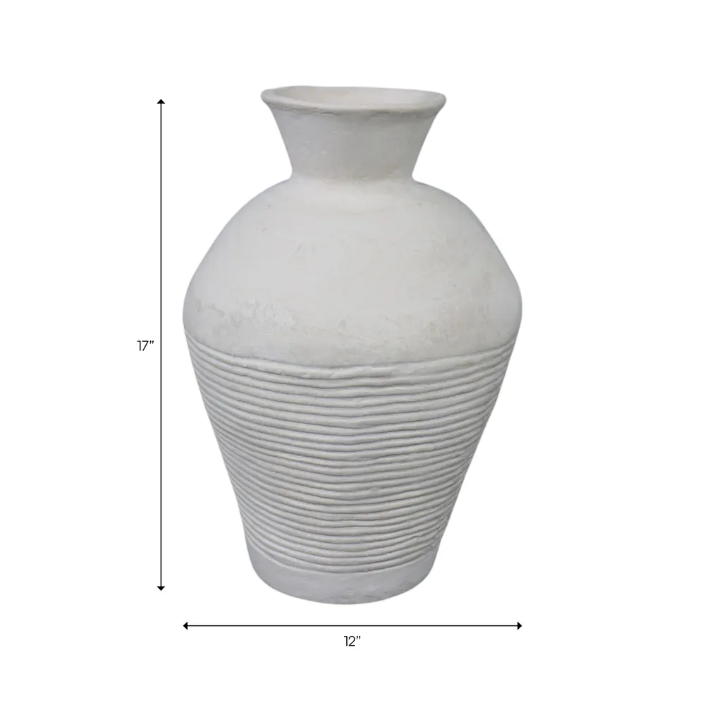 WILSONGATE IVORY VASE 17 (IN)