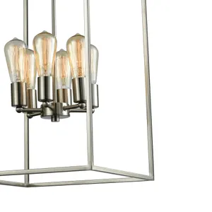 Williamsport 14'' Wide 6-Light Chandelier - Brushed Nickel 4