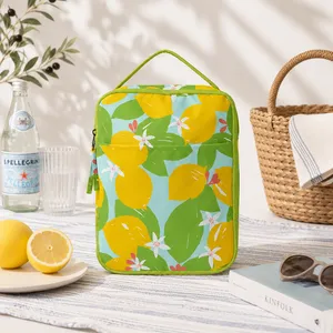 Lemon Blossoms Lunch Tote 3