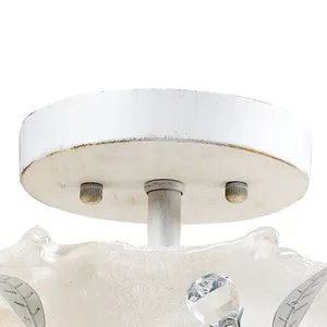 Circeo 17'' Wide 2-Light Semi Flush Mount - Antique White 3