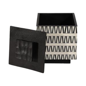 TANNERWIND SET OF 2 BLACK BOXES 9 (IN) 6