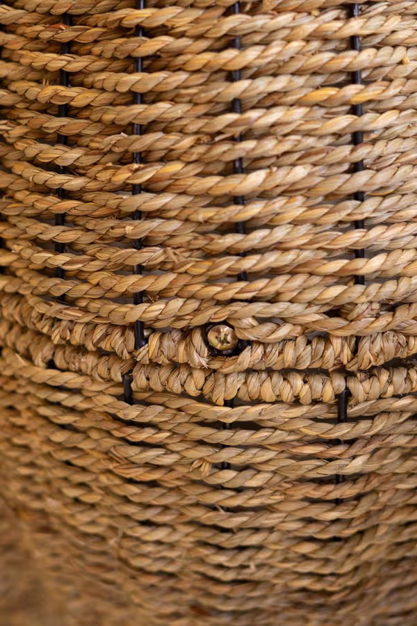 Set of 2 Giant Woven Vine Pumpkins