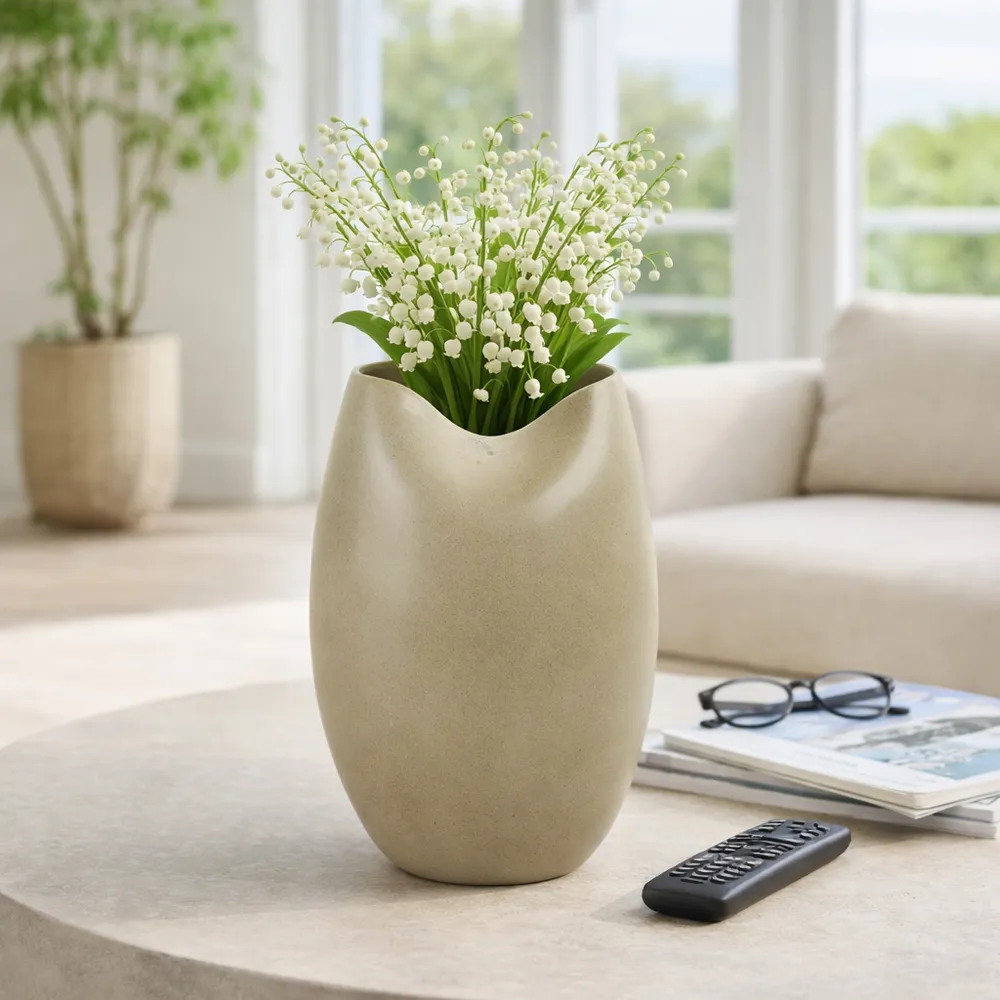 GAIGEMORE BROWN VASE 13 (IN)