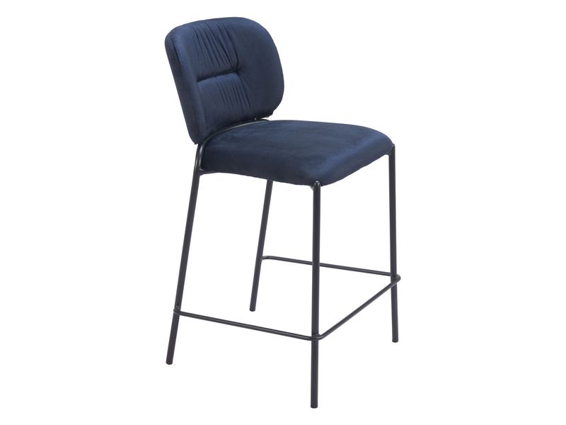 Plat Counter Stool Blue 7