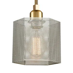 Compartir 6″ Wide 1-Light Mini Pendant - Polished Nickel 4