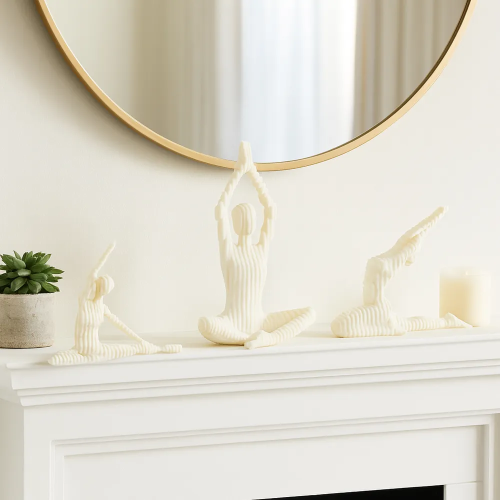 BARRONHOLM SET OF 3 WHITE DECOR 16 (IN)