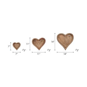 ISLESIDE SET OF 3 BROWN WOOD 2 (IN) 10