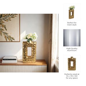 KENDALLBEACH GOLD VASE 16 (IN) 10