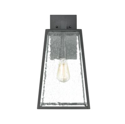 Meditterano 18″ High 1-Light Outdoor Sconce - Matte Black