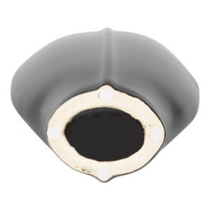 HAYESWOOD BLACK VASE 12 (IN) 6