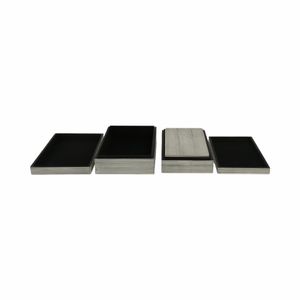 TILTONBROOK SET OF 3 WHITE BOXES 4 (IN) 7