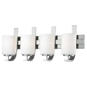 Pendenza 27'' Wide 4-Light Vanity Light - Brushed Nickel 1