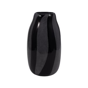 TARYNSHAW BLACK GLASS VASE 10 (IN) 1