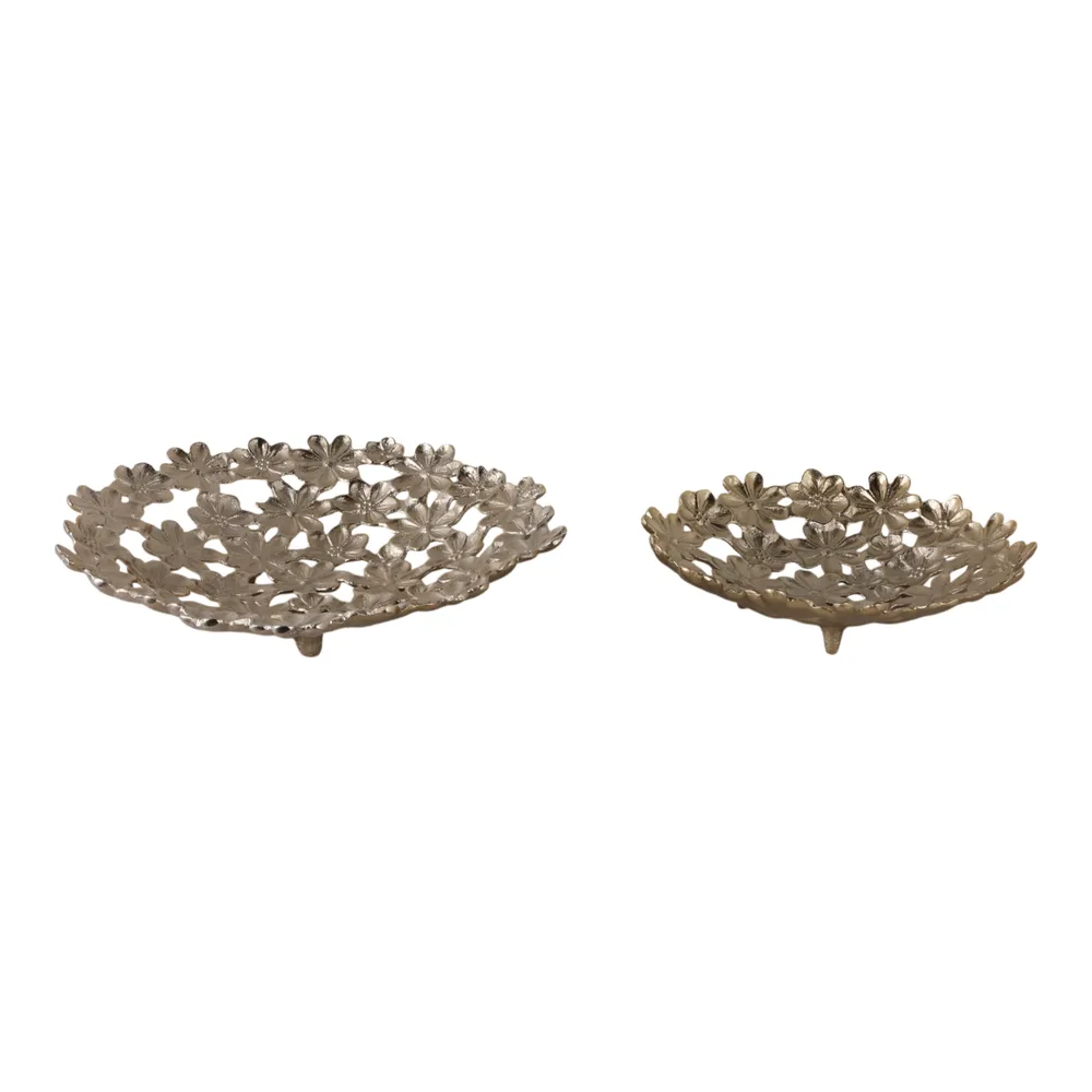 LYNNFORD SET OF 2 GOLD BOWLS 4 (IN)