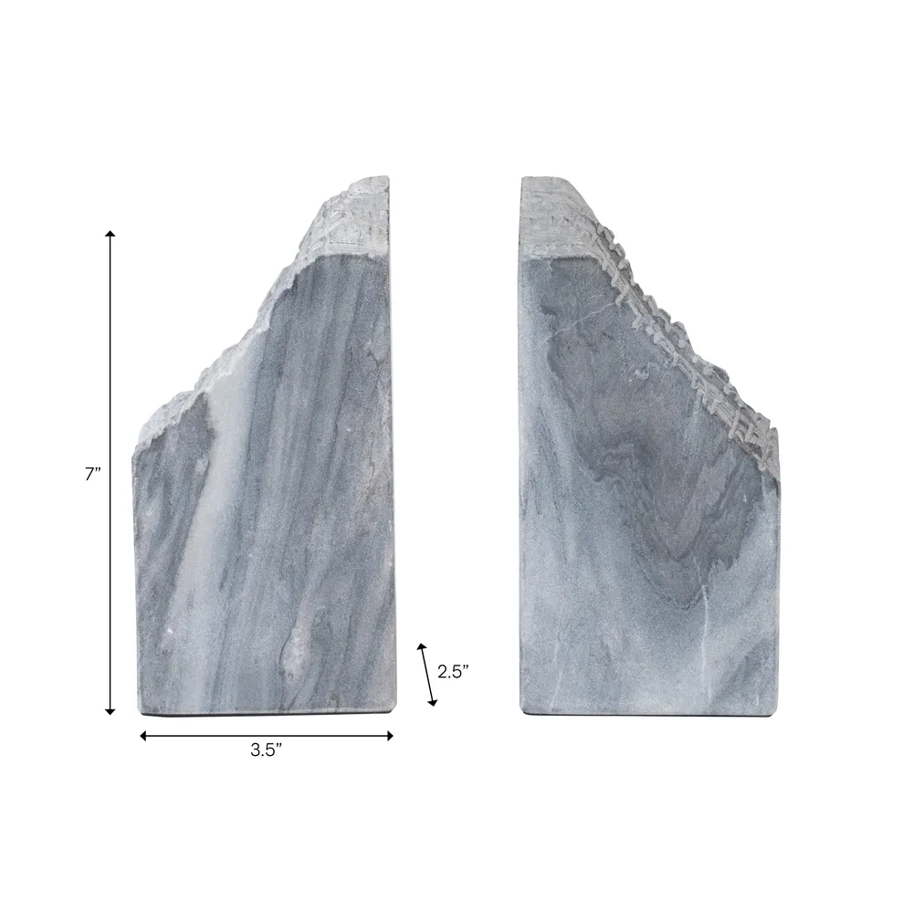 MILLERMOOR SET OF 2 BLACK BOOKENDS 7 (IN)