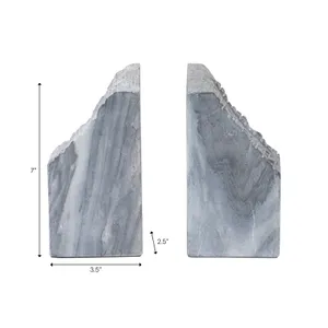 MILLERMOOR SET OF 2 BLACK BOOKENDS 7 (IN) 8