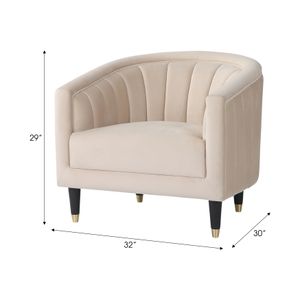 BELDENSTONE IVORY CHAIR 29 (IN) 7