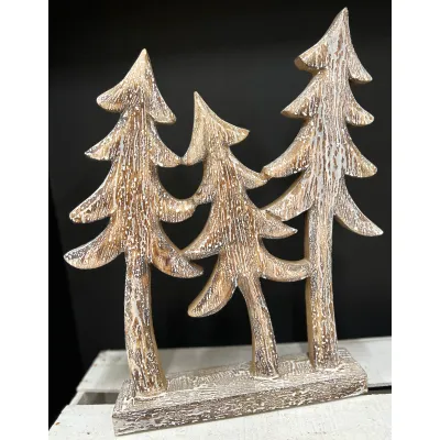 Milky Tree Trio 14x16.5in