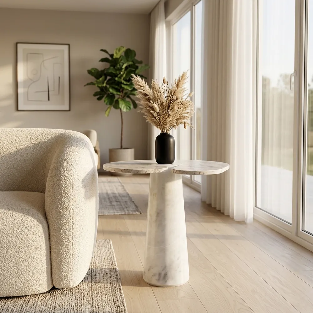 HUTTONWOOD IVORY TABLE 24 (IN)