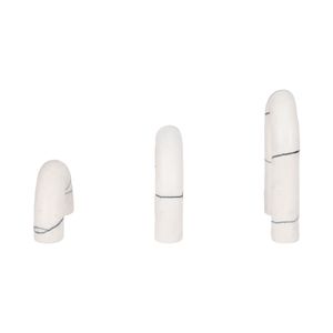 SYLVANOAK SET OF 3 WHITE DECOR 10 (IN) 4