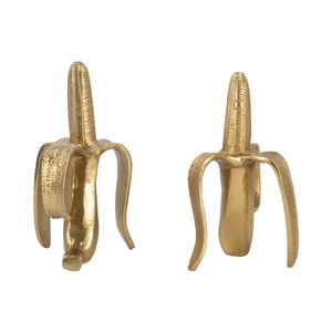 ERINBROOK SET OF 2 GOLD BOOKENDS 9 (IN) 5