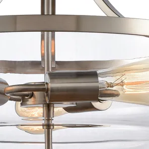 Calistoga 17'' Wide 3-Light Pendant - Brushed Nickel 3