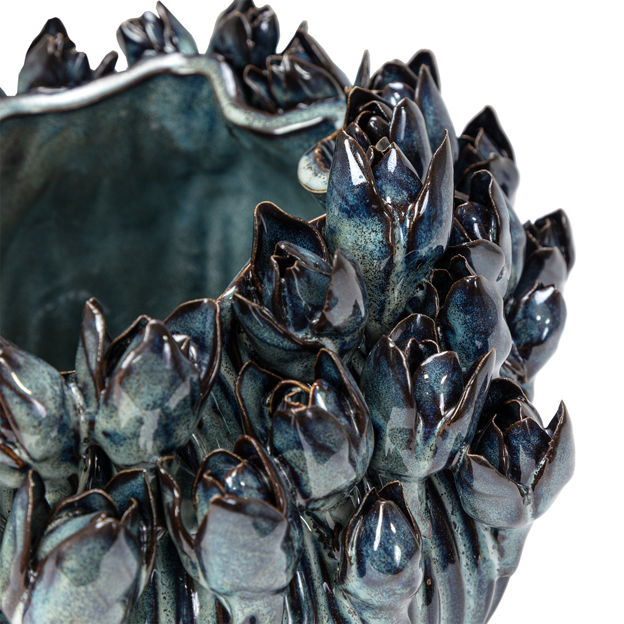 Arlen Azure Short Vase 5