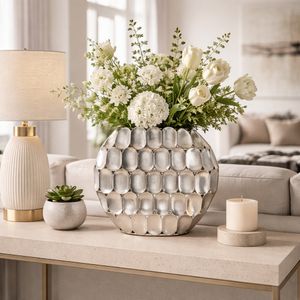 EDWINCREST SILVER VASE 17 (IN) 2