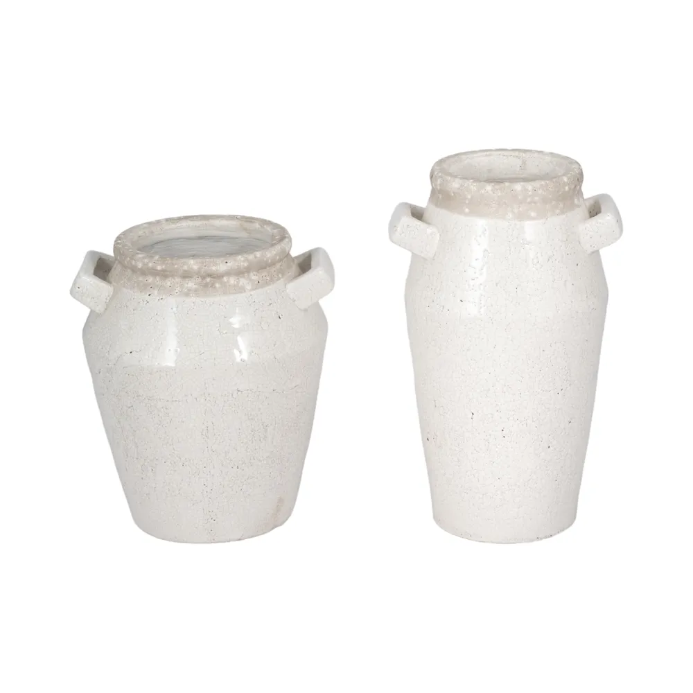 CLYDELAND GRAY VASE 11 (IN)
