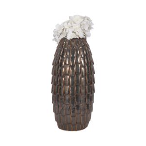 HAMDENROSE BROWN VASE 17 (IN) 3