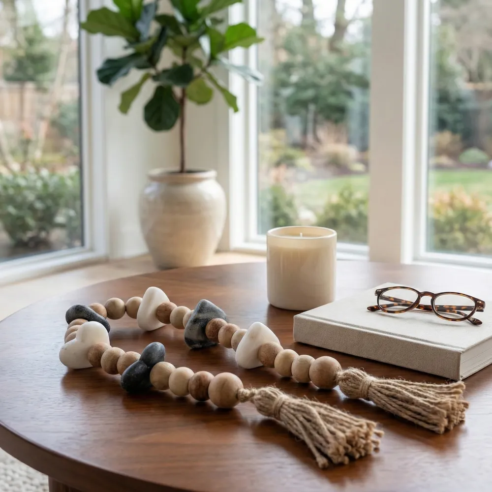 CHLOEWELL TAN BEAD 2 (IN)