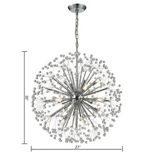 Dandelion 27'' Wide 16-Light Chandelier - Polished Chrome 2