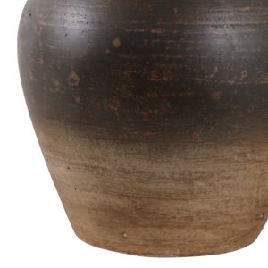 CARLINROSE BROWN VASE 10 (IN) 6