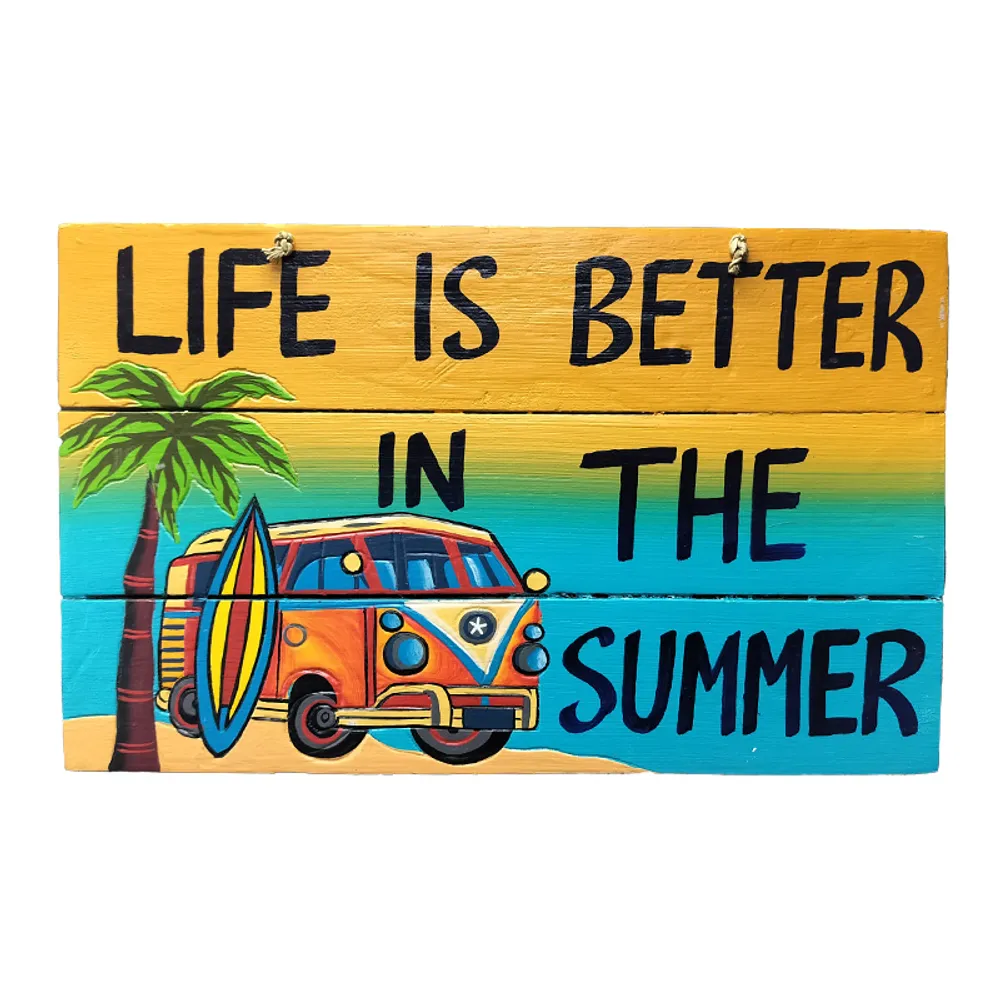 16" LIFE IS BETTER IN THE SUMMER PLAQUE