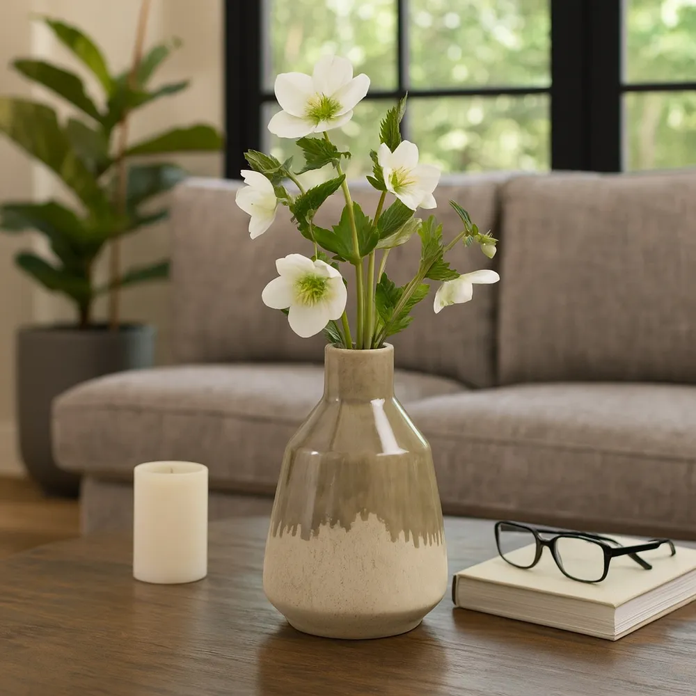 SAGEWELL BROWN VASE 12 (IN)