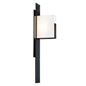 Oak Park 25'' High Integrated LED Outdoor Sconce - Matte Black 1