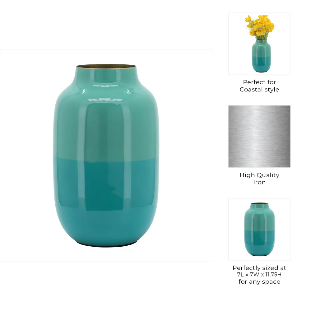 HELENAGROVE GREEN VASE 12 (IN)