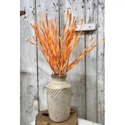 Burnt Orange Fall Grass Pick