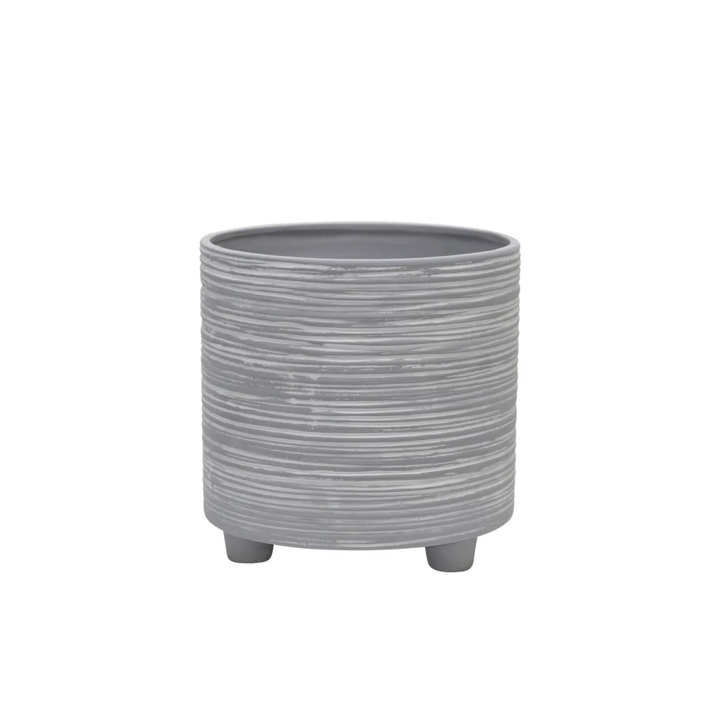 COHENGROVE SET OF 2 GRAY PLANTER 8 (IN)