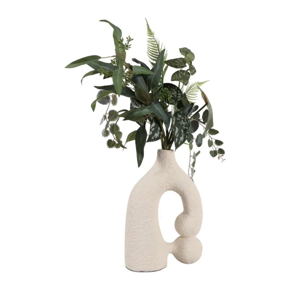 EMMONSHAM WHITE VASE 13 (IN)