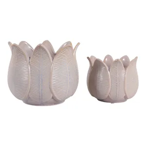 BRADYRIDGE SET OF 2 PURPLE PLANTER 7 (IN) 4