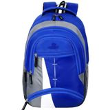 HEAVY NYLON BACKPACK W MESH POCKETS - TURQ 1