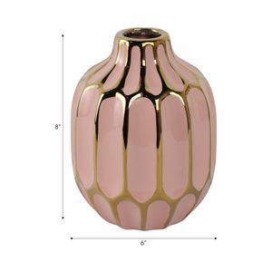 CALVINHAM PINK VASE 8 (IN) 8