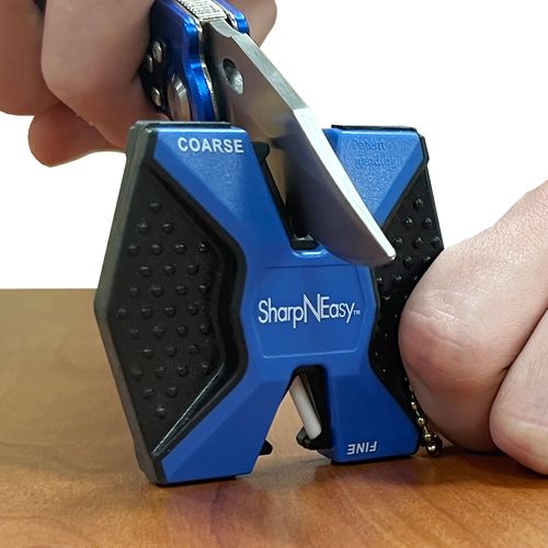 SNE Blue Two Step & AccuSharp Blue Sport Knife Combo