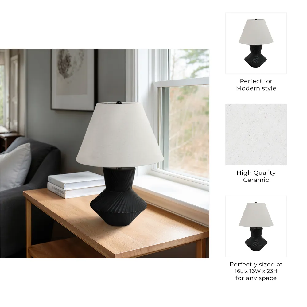 EVANDERTON BLACK LAMP 23 (IN)