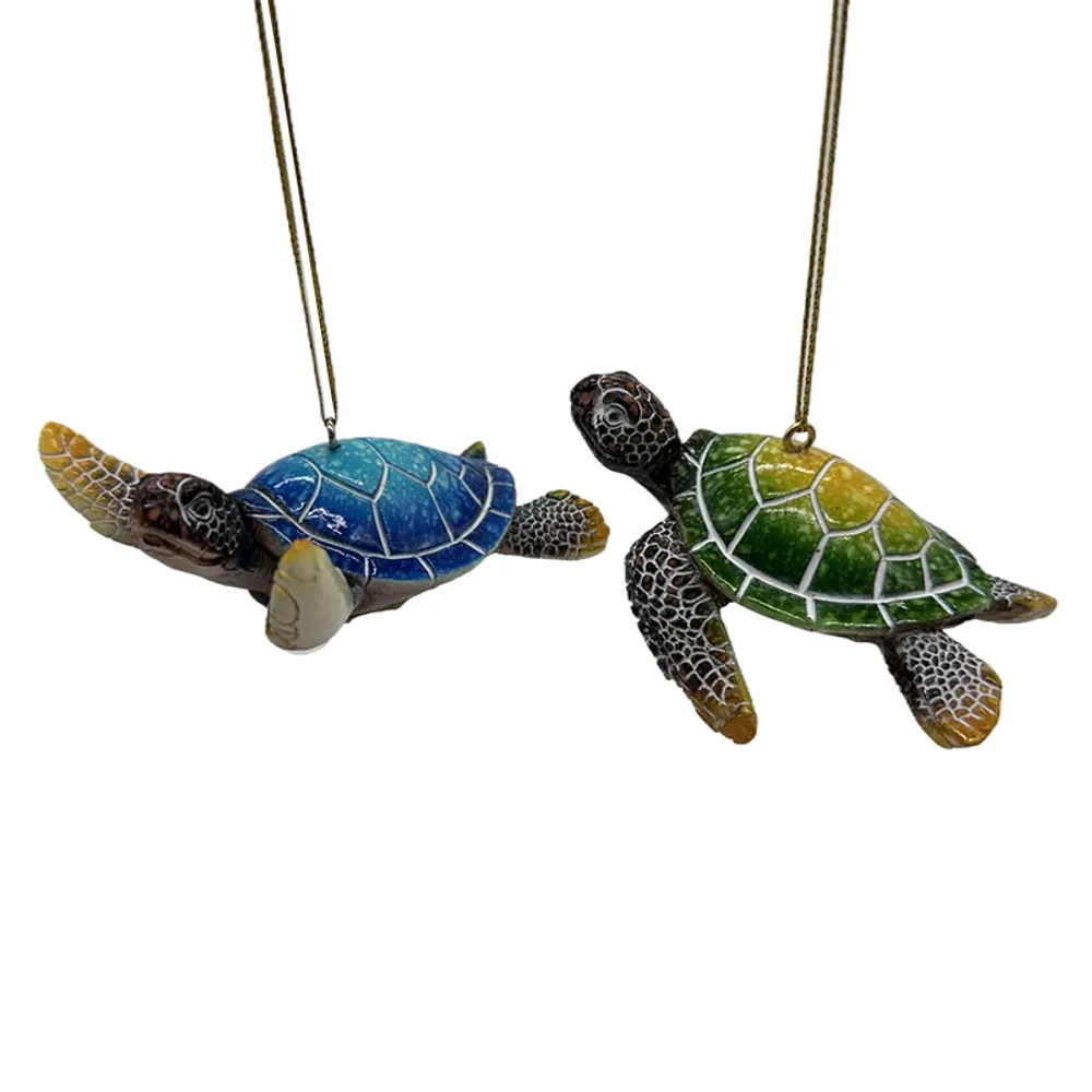 3" TURTLE ORNAMENT 2-ASST