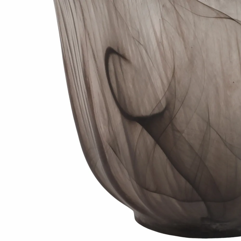 EATONDALE BROWN GLASS VASE 11 (IN)