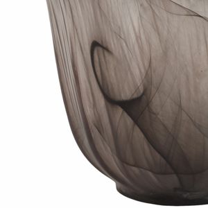 EATONDALE BROWN GLASS VASE 11 (IN) 6