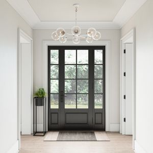 Boudreaux 36'' Wide 8-Light Chandelier - Matte White 6